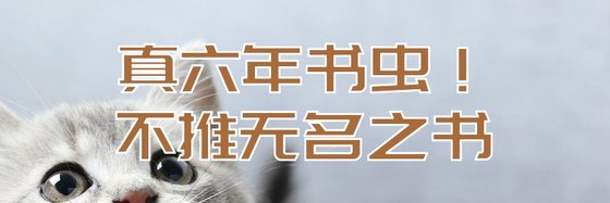真六年書蟲！不推無名之書